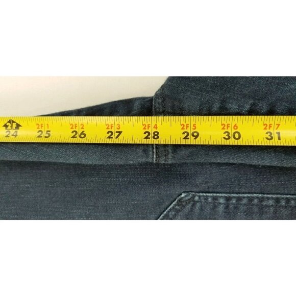 Pilcro And The Letter Press Size 28X28 Women's STET Blue Denim Jeans Back Logo - Picture 5 of 12